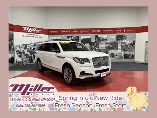 PRISTINE WHITE METALLIC 3C 2023 Lincoln Navigator L RESERVE
