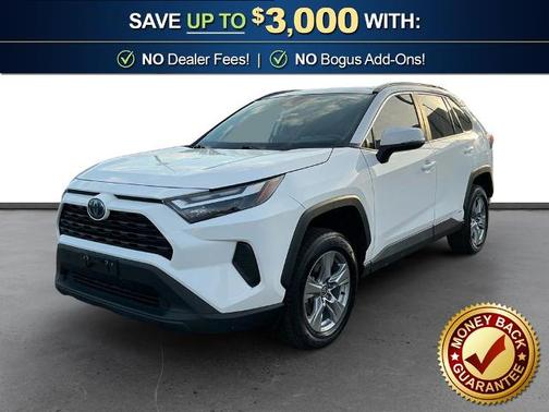 White 2022 Toyota RAV4 XLE