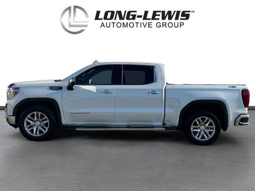 White Frost Tri-Coat 2021 GMC Sierra 1500 SLT
