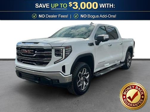 Summit White 2023 GMC Sierra 1500 SLT
