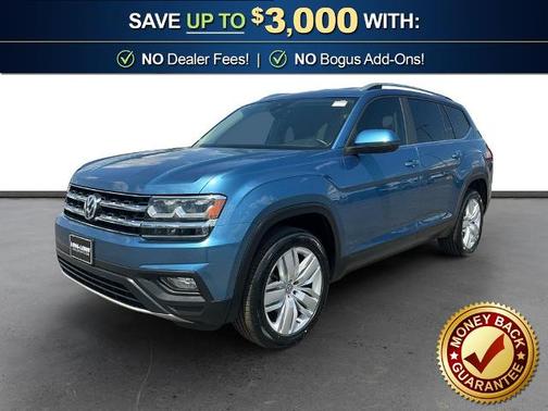 Pacific Blue 2019 Volkswagen Atlas 3.6 SE W/ TECHNOLOGY