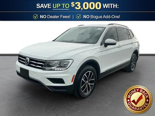 Pure White 2021 Volkswagen Tiguan 2.0T SE