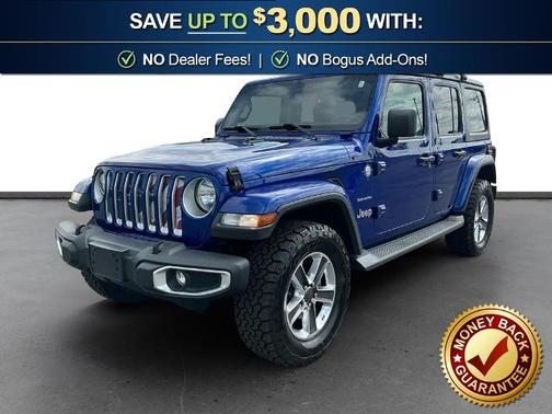 Ocean Blue Metallic 2020 Jeep Wrangler Unlimited SAHARA