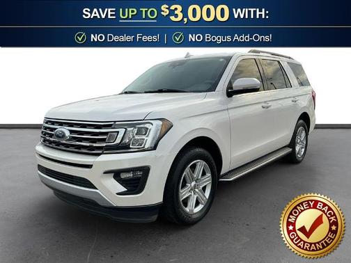 WHITE PLATINUM MET TRI-COAT 2019 Ford Expedition XLT