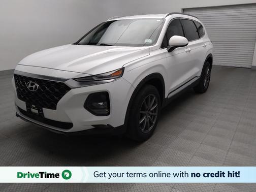 Quartz White 2019 Hyundai SANTA FE SEL Plus 2.4