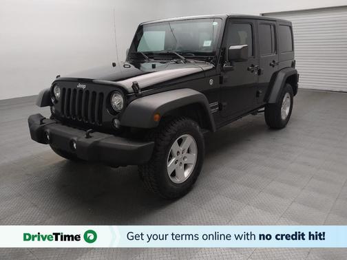Black Clearcoat 2017 Jeep Wrangler Unlimited Sport