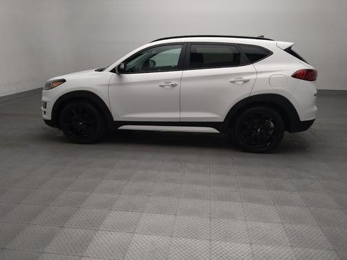 Dazzling White 2019 Hyundai TUCSON Night