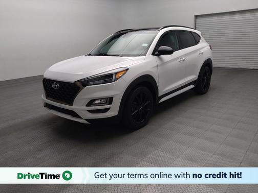 Dazzling White 2019 Hyundai TUCSON Night