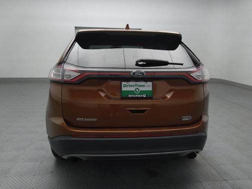 Orange 2017 Ford Edge SEL
