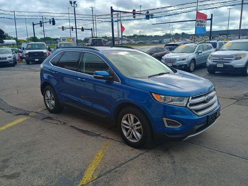 BLUE 2018 Ford Edge SEL