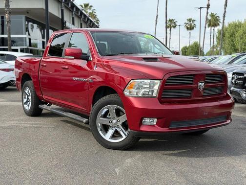 Deep Cherry Red Crystal Pearlcoat 2012 RAM 1500 Sport