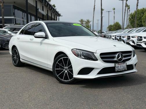 Polar White 2021 Mercedes-Benz C-Class Sedan