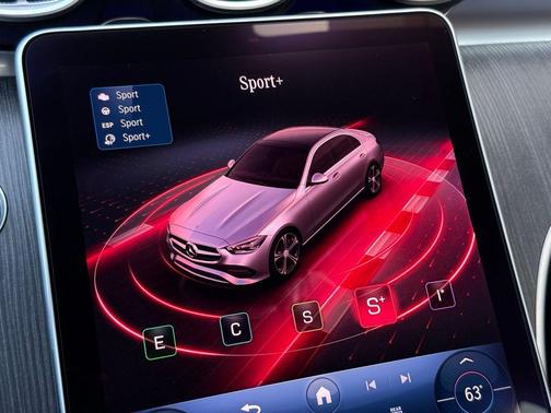 MANUFAKTUR Moonlight White Metallic 2023 Mercedes-Benz C-Class Sedan