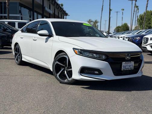 White 2019 Honda Accord Sport