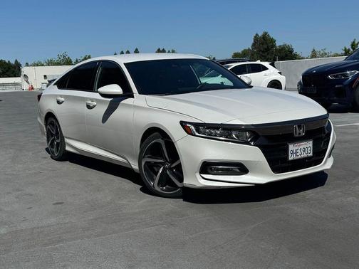 White 2019 Honda Accord Sport