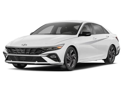 Serenity White 2025 Hyundai ELANTRA HEV SEL Sport