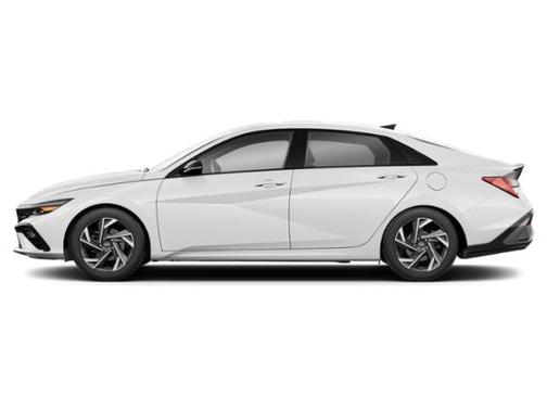 Serenity White 2025 Hyundai ELANTRA HEV SEL Sport