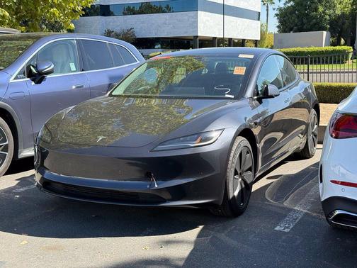 Stealth Grey 2025 Tesla Model 3 Long Range