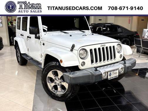 Bright White Clearcoat 2018 Jeep Wrangler JK Unlimited Sahara
