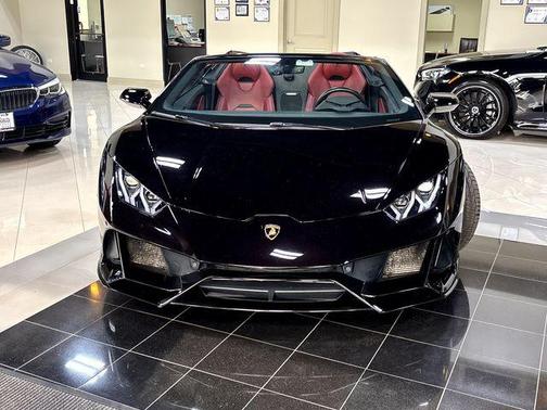 Burgundy 2020 Lamborghini Huracan EVO EVO Spyder
