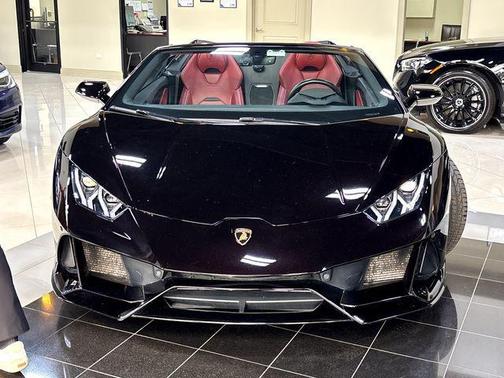 Burgundy 2020 Lamborghini Huracan EVO EVO Spyder