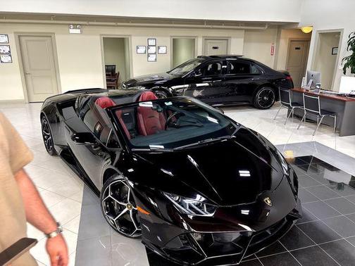 Burgundy 2020 Lamborghini Huracan EVO EVO Spyder