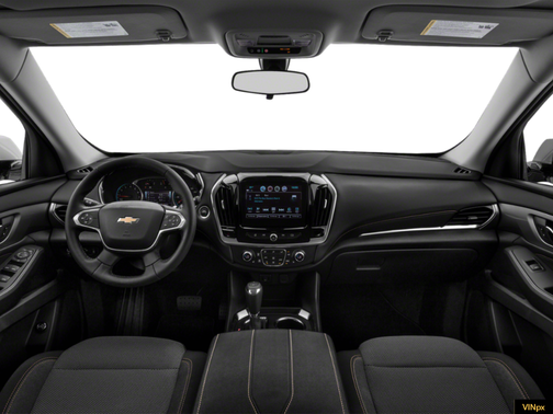 Summit White 2019 Chevrolet Traverse LT Cloth