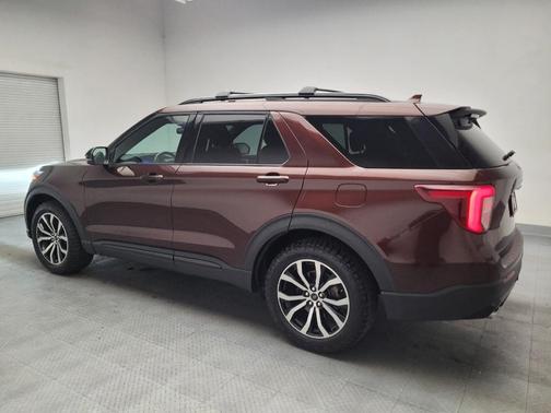 Red 2020 Ford Explorer ST
