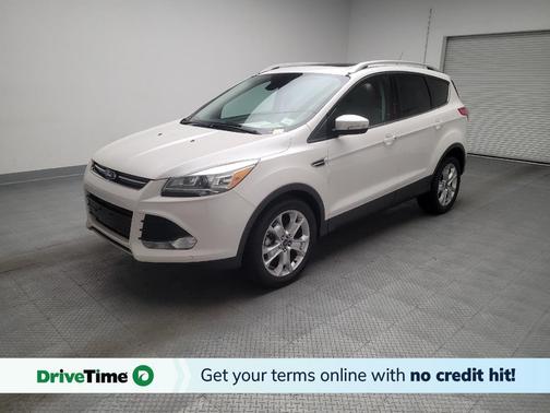 White Platinum Tricoat 2014 Ford Escape Titanium