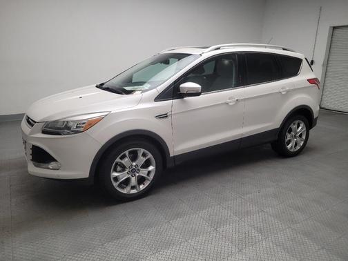 White Platinum Tricoat 2014 Ford Escape Titanium