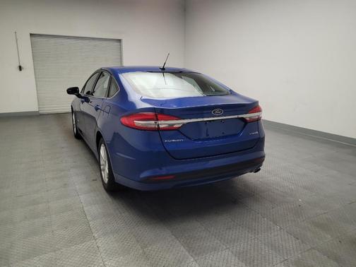 Blue 2018 Ford Fusion Hybrid S