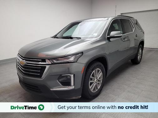 Silver Sage Metallic 2023 Chevrolet Traverse LT Cloth