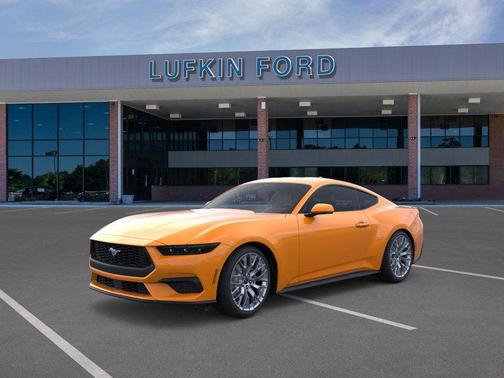 Orange Fury 2026 Ford Mustang EcoBoost Premium Coupe