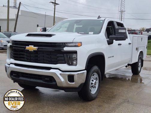 Summit White 2026 Chevrolet Silverado 2500 Crew Cab, Long Bed, WT, 4WD