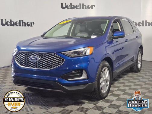 Blue Metallic 2024 Ford Edge SEL