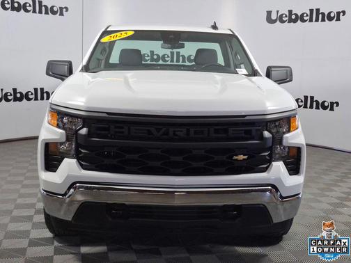 Summit White 2025 Chevrolet Silverado 1500 WT