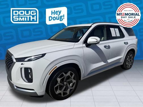 Hyper White 2021 Hyundai PALISADE Calligraphy