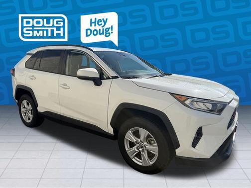 Super White 2019 Toyota RAV4 XLE