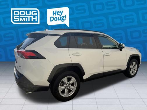 Super White 2019 Toyota RAV4 XLE