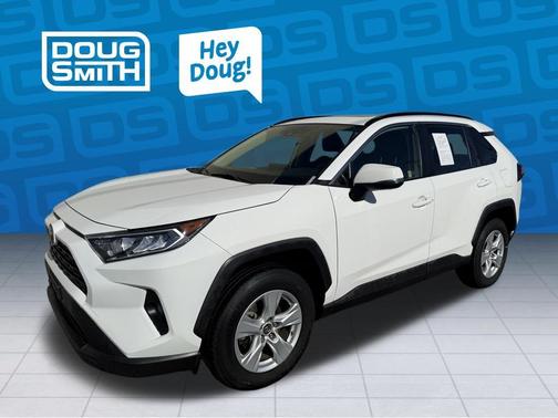 Super White 2019 Toyota RAV4 XLE