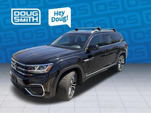 Deep Black Pearl Effect 2023 Volkswagen Atlas 3.6L SEL Premium R-Line