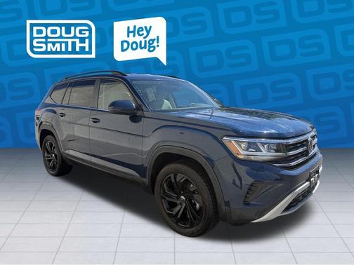 Tourmaline Blue Metallic 2023 Volkswagen Atlas 3.6L SE w/Technology