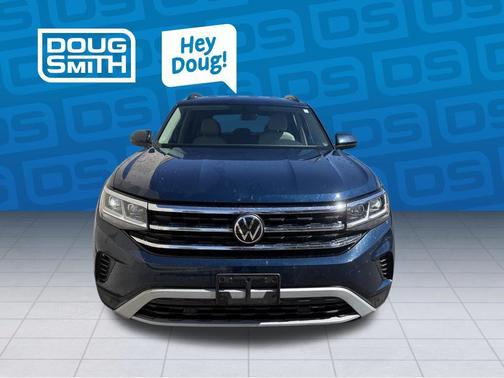 Tourmaline Blue Metallic 2023 Volkswagen Atlas 3.6L SE w/Technology