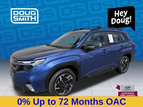 Daybreak Blue Pearl 2025 Subaru Forester Limited Hybrid