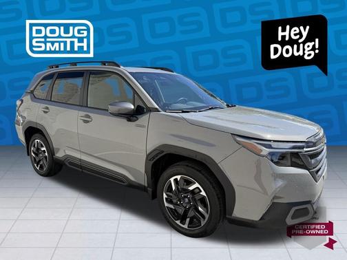 Riverrock Green 2025 Subaru Forester Hybrid Limited