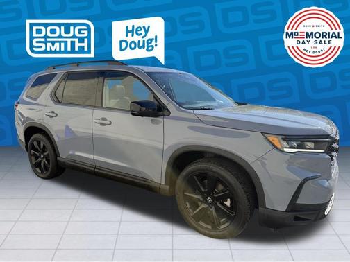 Gray 2025 Honda Pilot Black Edition