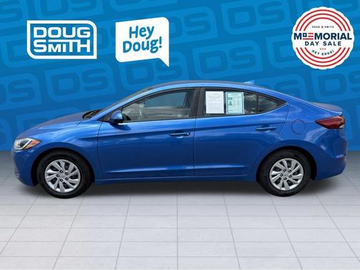 Electric Blue Metallic 2017 Hyundai ELANTRA SE
