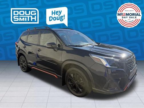 Crystal Black Silica 2023 Subaru Forester Sport