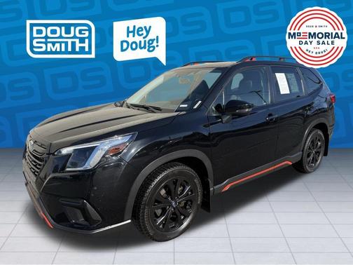 Crystal Black Silica 2023 Subaru Forester Sport