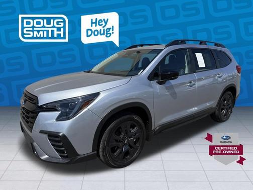 Ice Silver Metallic 2025 Subaru Ascent Onyx Edition Touring